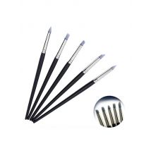 5Pcs Dental Resin Shaping Brush Pens Silicone Nails Art Brushes Various Size Dentistry Composite Cement Porcelain Teeth