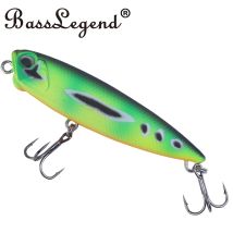 BassLegend Angeln Topwater Oberfläche Realis Die Bleistift Popper Köder Bass Pike Lure Spaziergang Die Hund WTD 65mm 6g 100mm 14g