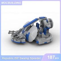 Republik isp Sumpf Speeder Mini-Modell Moc Bausteine DIY montieren Ziegel pädagogische Sammlung Spielzeug Geschenke 187pcs