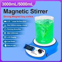DXY 3000ml 5000ml Mini agitatore magnetico Display digitale miscelatore liquido attrezzatura a vortice con due agitatori