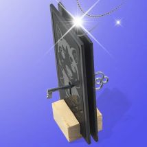 Trucchi magici a catena magica Penetere magia Mago Primo piano Illusione Oggetti di scena Mentalismo Catena impossibile attraverso la chiave solida