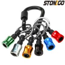 Stonego 6pcs/set Zoll Sechs kant schaft Schlüssel bund Verlängerung stange Schrauben dreher Bits Halter Sockel Adapter, Schnell wechsel Bit halter