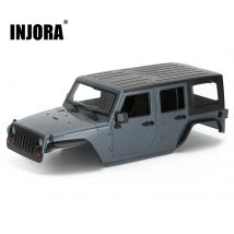 INJORA Unmontierte 12,3 Zoll 313 mm Radstand Karosserie-Autogehäuse für 1/10 RC Crawler Axial SCX10