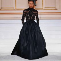 Elegant Black Satin Long Skirt Custom Made High Waist Ball Gown Women Prom Skirt with Pockets Floor Length Evening Maxi Skirts