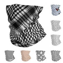 Shemagh Taktisches Bandana-Halsmanschette, bedruckter Wickelschal, Mehrzweck-Gesichtsmaske, Outdoor, Unisex, Erwachsene