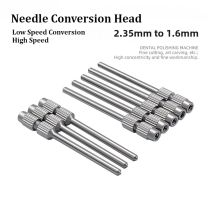 1 stücke Edelstahl Dental Low Speed Conversion High Speed Nadel Conversion Kopf 2,35mm zu 1,6mm Dental Bohrer burs Adapter