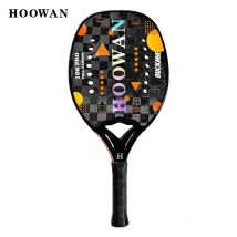 HOOWAN BUCKMIE Racchetta da beach tennis Fibra di carbonio Grana 18K Superficie di trattamento 20 mm
