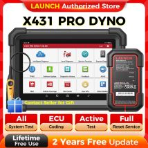 NEW LAUNCH X431 PRO DYNO Car Diagnostic Tools OBD2 Scanner Diagnost Auto Automotive Car Scan Autoscanner Diagnosis 2-letnia aktualizacja