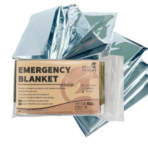Rhino Rescue Emergency Blanket 1.6*2.1m Space Mylar Thermal for Outdoors, Hiking, Survival Blanket