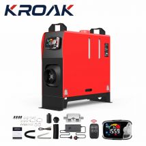KROAK Diesel Heater All in One 5-8KW Przenośny ogrzewacz powietrza na olej napędowy z pilotem, ogrzewacz postojowy, cichy, do ciężarówek i łodzi