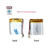 3.7V, 803035 800mah Polymer lithium battery,for MP3,MP4,MP5,GPS,radio,power bank,mini speakers,bicycle taillights,LED lights,fan
