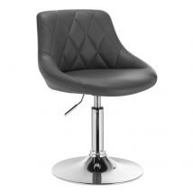 WOLTU Drehbare Barhocker, gepolsterte Lounge-Stühle mit Rückenlehne, Büro, Esszimmer, Küche, Kaffeestühle, höhenverstellbarer Barstuhl