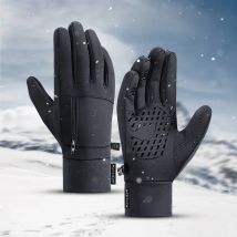 Warme Fahrradhandschuhe für Outdoor-Sportarten für Herren und Damen im Herbst und Winter, winddichte und warme Skihandschuhe mit Touchscreen
