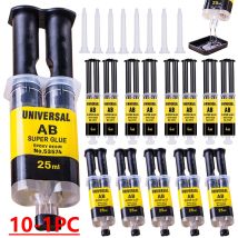 25ML/4ML Resina Epossidica Liquida AB Colla Forte AB Adesivo Sigillante Impermeabile Colla per Colata Colla per Riparazione di Metallo per Ceramica/Vetro