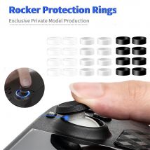 4/8 Pezzi Anelli Protettivi Elastici in Gomma per Joystick PS5/PS4/Xbox/Switch Pro/Steam Deck/Rog Ally, Copertura in Silicone per Levetta
