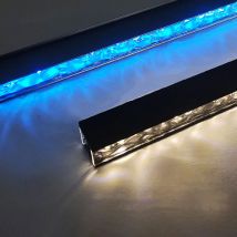 0,5/1M Led Aluminium Profil 3D Wasser Welligkeit Licht Streifen Bars Kanal Diffusor Wohnzimmer Schlafzimmer Gang lineare Dekor Beleuchtung