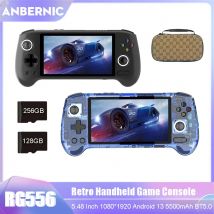 ANBERNIC RG556 Retro przenośna konsola do gier 5,48 cala AMOLED duży ekran BT5.0 Android 13 System