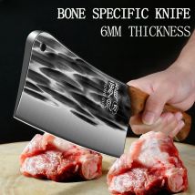 Edelstahl Küchenmesser verdickt Schmieden Knochenmesser Haushalt scharfes Schnitzmesser Schneiden Knochenmesser Küchenutensilien