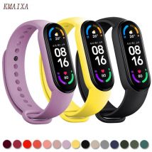 Sport Silikon Armband für Mi Band 6 Riemen Miband4 Miband 5 Handgelenk Correa Ersatz Armband für Xiaomi Mi Band 4 3 5 7 Riemen
