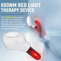 Tappi per le orecchie Otite Media Laser per l'orecchio 650NM Terapia della luce rossa Irradiazione Nasale/Canalale uditivo Laser Tinnito Sordità Misuratore di fisioterapia