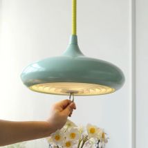 Bauhaus Cremeweiß verstellbare Esstisch-Kronleuchter für Schlafzimmer, Café, Arbeitszimmer, Vintage-Industrie-Heimdekoration, Lampen, Pendelleuchte