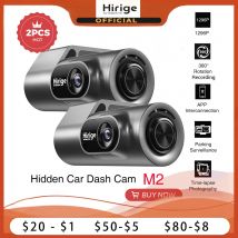 DAHUA Hirige M2 Mini Lipstick Dash Cam 1296P, telecamera per auto con tubo sensore Sony, APP Wifi, visione notturna, modalità parcheggio, design nascosto