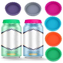 Silicone Soda Can coperchio riutilizzabile Can Stopper per Soda birra bevande succhi bevande bevande a prova di perdite Soft Seal Silicone Can coperchio