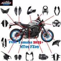 For Yamaha MT09 FZ09 2025 Motorcycle Modified 3K Carbon Fiber Fuel Tank Cover Fender Frame Siduard Fairing Accessories Protector