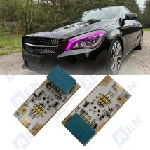 Blue Daytime Running Light DRL LED Boards For Mercedes CLA C117 X117 GLA 200 180  250 220 LED Headlight Red Yellow A1769066600
