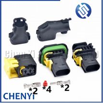 Spina per cablaggio con presa impermeabile per connettore automobilistico a 2 pin con perni in gomma 1- 1418483 -1 1- 1703841 -1 1- 1703839 -1 1670150 -1