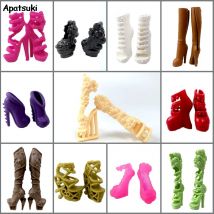 1 Paar Schuhe für 1/6 Monster Dämon Puppen High Heel Schuhe Puppen Zubehör Stiefeletten für antike Dämon Monster Puppen Kinderspiel zeug