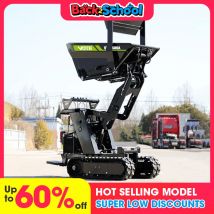 Mini wywrotka 500 kg z wywrotką Briggs Stratton Mini Wywrotka Mini Transporter Track Carrier z hydraulicznym wywrotką dostosowany do indywidualnych potrzeb