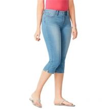 Frauen Mittlere Taille Sieben-viertel Länge Hosen Slim Fit Split Hosen Bein Jeans Sommer Vintage Casual Pendler Weibliche Denim hosen