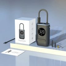 Mini pompa d'aria elettrica per auto carica wireless portatile pompa per auto gonfiatore per pneumatici compressore d'aria adatto per palla per bici da moto per auto