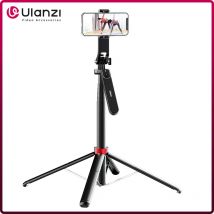 Treppiede per selfie stick con telecomando Bluetooth Ulanzi MA09 da 1,8 M con vite da 1/4" 360 °   Supporto per telefono girevole per streaming live Vlog