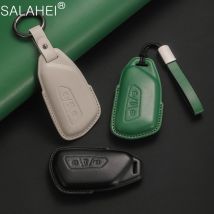 Hochwertiges leder auto smart key case cover key chain für vw volkswagen golf 8 2020 skoda octavia a8 mk8 2022 2021 sitz leon mk4