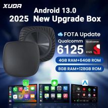 XUDA CarPlay Ai Box Android 13 SM6125 8 Kerne 8G + 128G Smart Android TV Box Wireless CarPlay Android Auto Unterstützung 512 GB SD