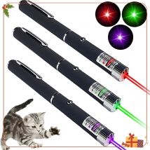 Mini puntatore laser LED 2 in 1 Torcia per addestramento animali domestici Giocattoli antigraffio per regali di compleanno di animali domestici e gatti