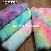 Nachahmung Regenbogen tuch plüsch stoff, handgemachte spielzeug tasche hintergrund kleidung vorhang kissen tischdecke material, kunstpelz stoff,