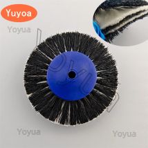 10pcs 80mm Dental Polishing Brush Dentistry Laboratory Latch Odontologia Wheel Rotary Tool Black Buff for Denture Jewelry Metal