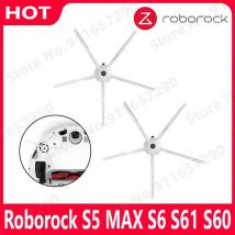 Roborock Seitenbürsten-Ersatzkits mit 5-Arm-Reinigungsbürsten, passend für Roborock S7 S7MAX S50 S6 & S5 Max S6max VS4 E4