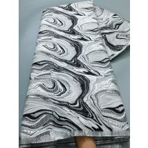 2024 neueste Jacquard Netz Französisch Stoff Nigeria Brokat Spitze afrikanischen Tüll Organza Voile Spitze für Frauen Hochzeits kleid Party f3872