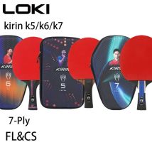 LOKI KIRIN K5/K6/K7 Professioneller Tischtennisschläger – 7-lagige Ganzholz-PingPong-Hochleistungs-Allround-Klinge für FL&CS