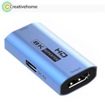 Ripetitore adattatore Z08 8K HD da HDMI a HDMI, con interfaccia di alimentazione di tipo C