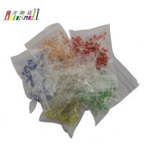 100pcs 3mm Round Flash LED Diffused Red Yellow Blue Green White Orange Flashing Leds Diodes Light Lamp