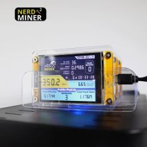 Nerd Miner V2 350KH/s BTC Solo Lottery Miner 2,8'' Display Low Power Mini Bitcoin Crypto ASIC Miner