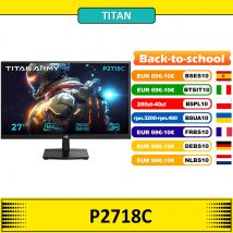 TITAN ARMY P2718C Flat, IPS, frecuencia de actualización de 144Hz FHD, relación de aspecto 16:9, monitores de juego, 27 pulgadas, 350cd/m² (Typ), SRGB,250cd/m²