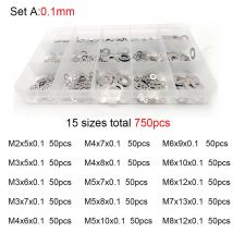 500/750/1200 Pz M2 M3 M4 M5 M6 M7 M8 304 A2 In Acciaio Inox Ultra Sottile Set di Rondelle Regolazione Spessore Pianura Guarnizioni Assortimento Kit Box