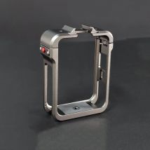 Metallkäfig für DJI OSMO 360, vollständiger Schutzrahmen, Schnellverschluss mit Kaltschuh, 1/4 Loch, faltbare Halterung