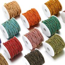 1 Meter Edelstahl-Diamant-Strassketten, Krallen-Strass SS6 SS12, Kristall-Quasten für DIY-Kleidung und Ohrringherstellung, Großhandel